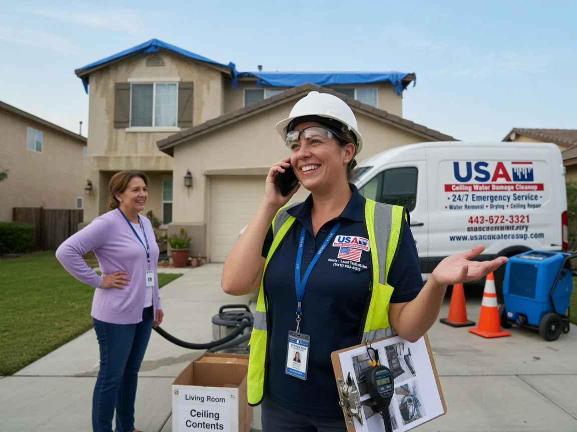 Ceiling Water Damage Restoration Redcrest, CA FAQs